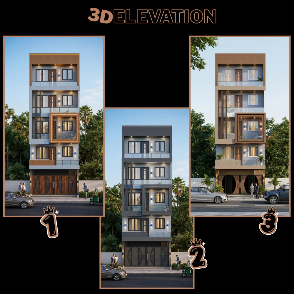 3D exterior elevation sample