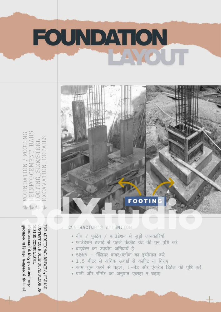 Foundation layout sample