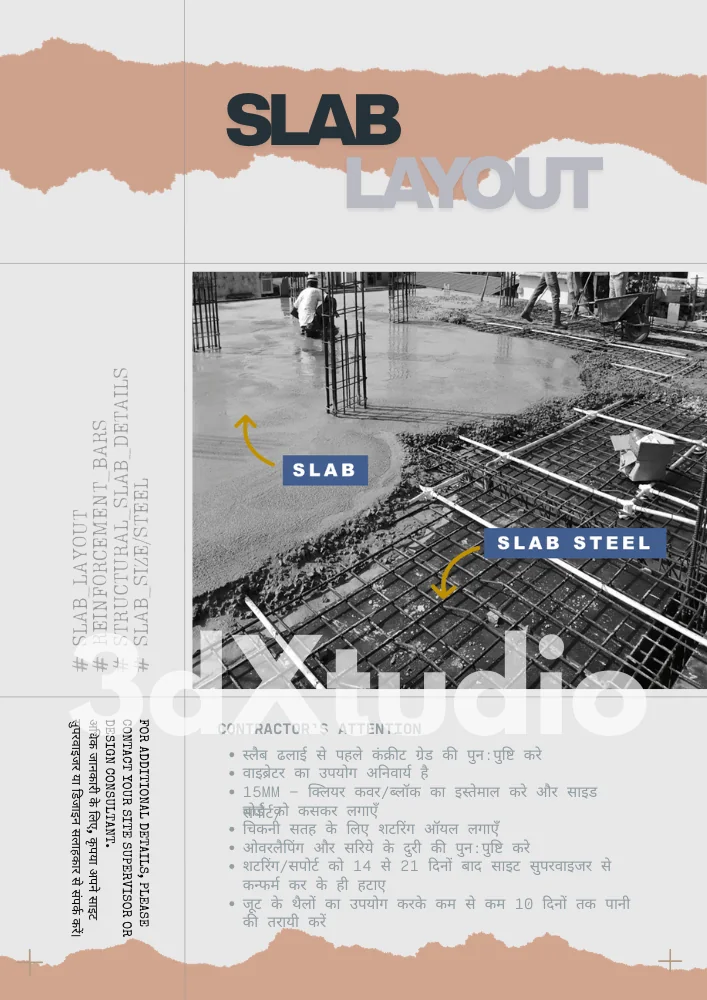 Slab layout sample